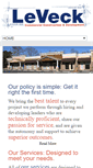 Mobile Screenshot of leveckconstruction.com