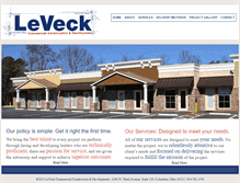 Tablet Screenshot of leveckconstruction.com